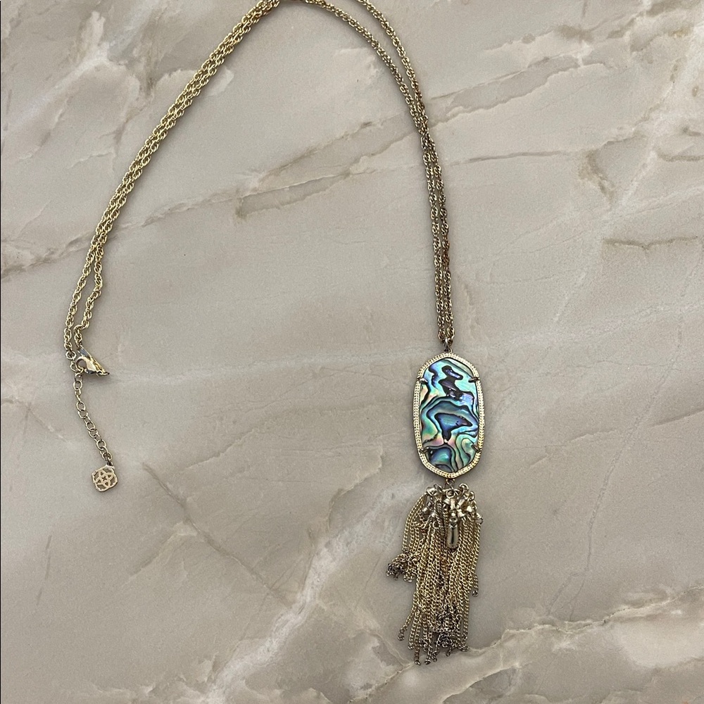 Kendra Scott Gold and Abalone shell Pendant Necklace (see all pics)